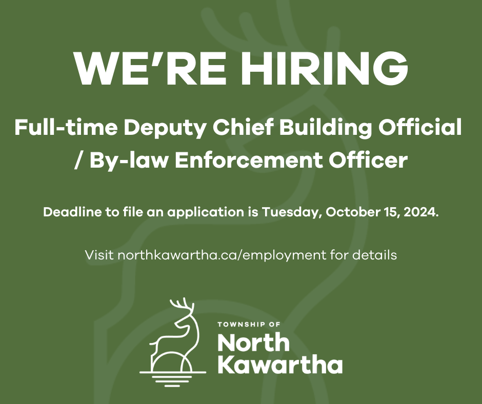 Image of We're Hiring: Full-time Deputy Chief Building Official / By-law Enforcement Officer