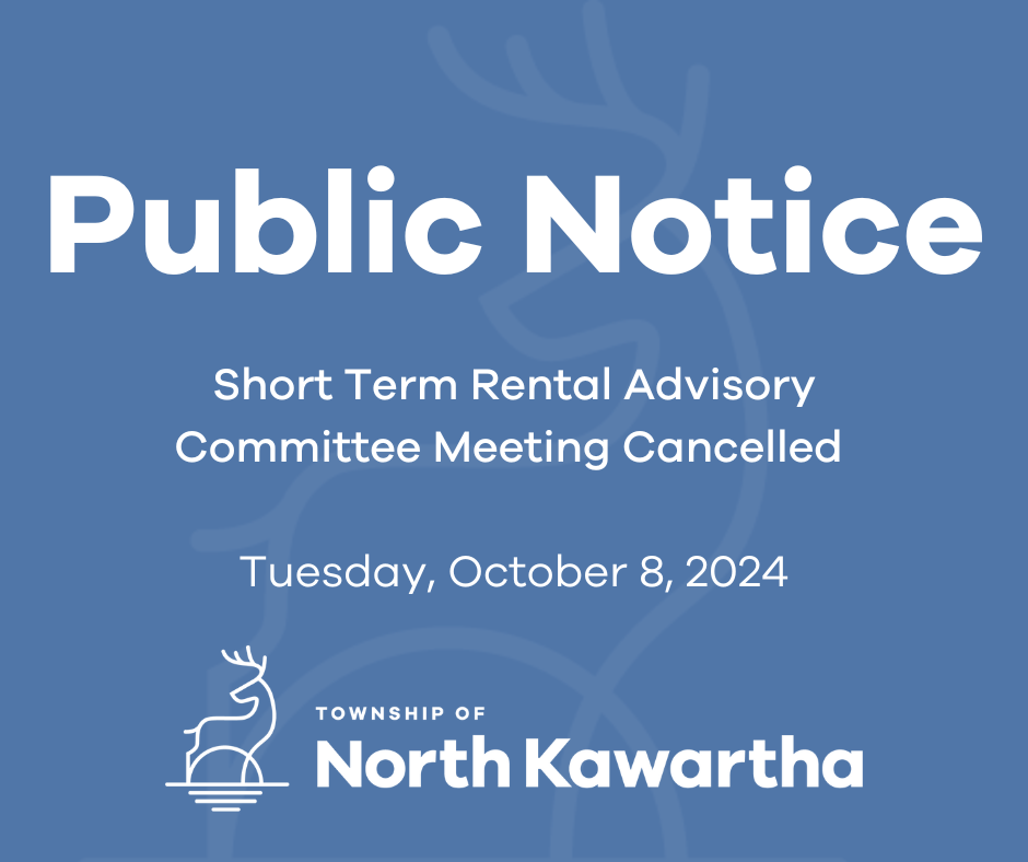 Image of Public Notice: Cancelled Short Term Rental Advisory Committee Meeting