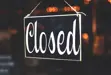 image of closed sign in window